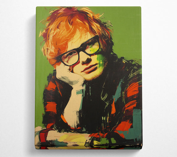 A Canvas Print of Edgy Ed Canvas Wall Art
