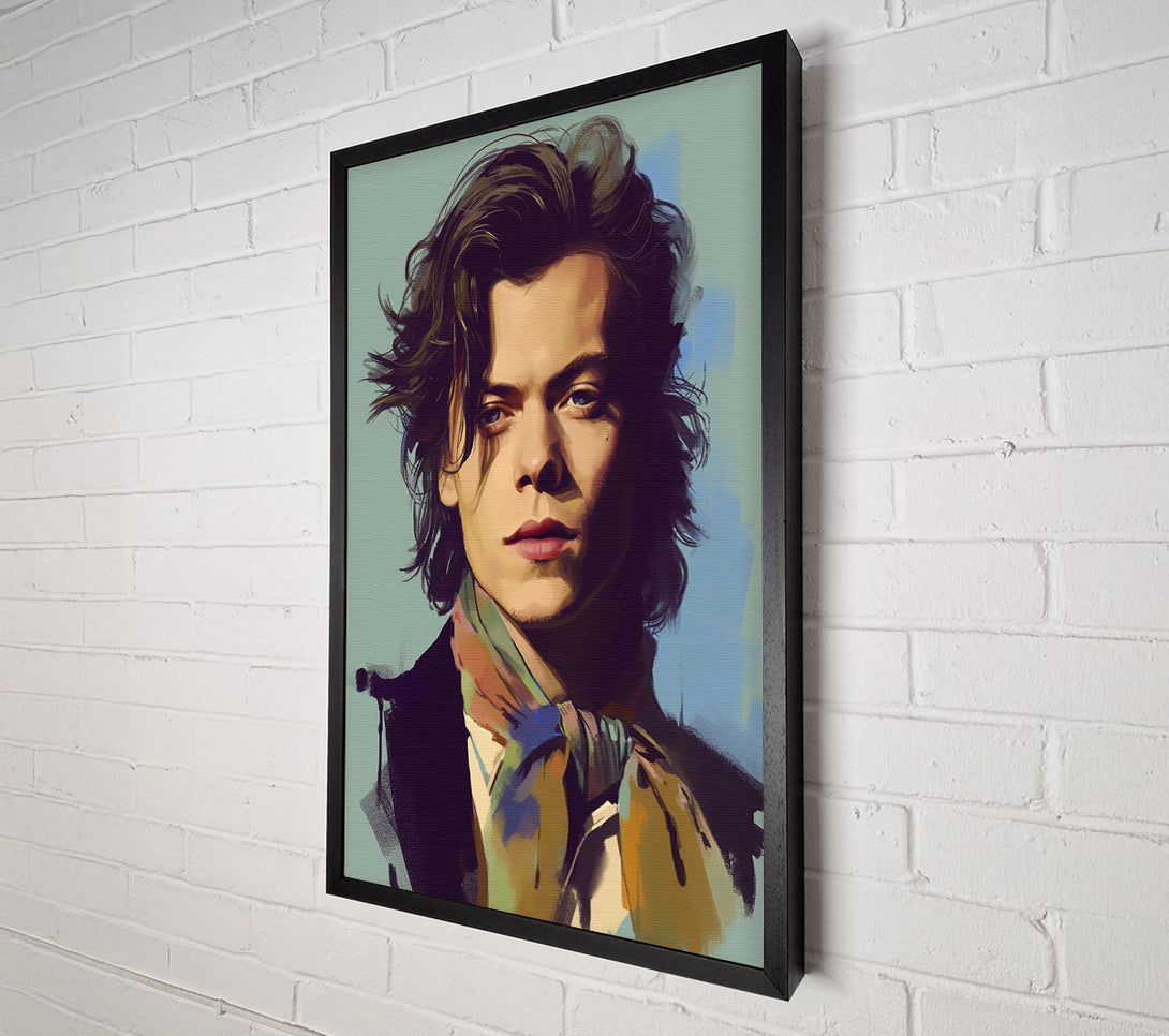  A Canvas Print of Harry Styles Portrait Canvas Print