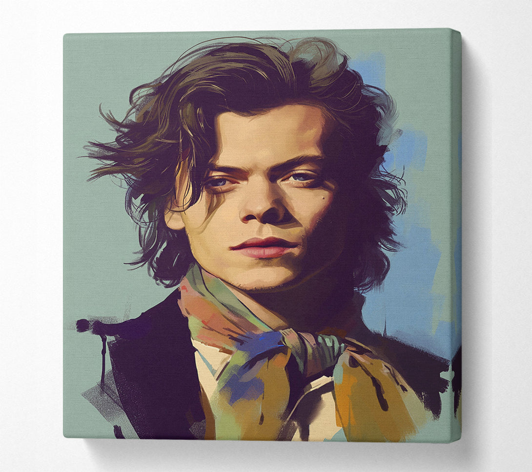  A Canvas Print of Harry Styles Portrait Canvas Print