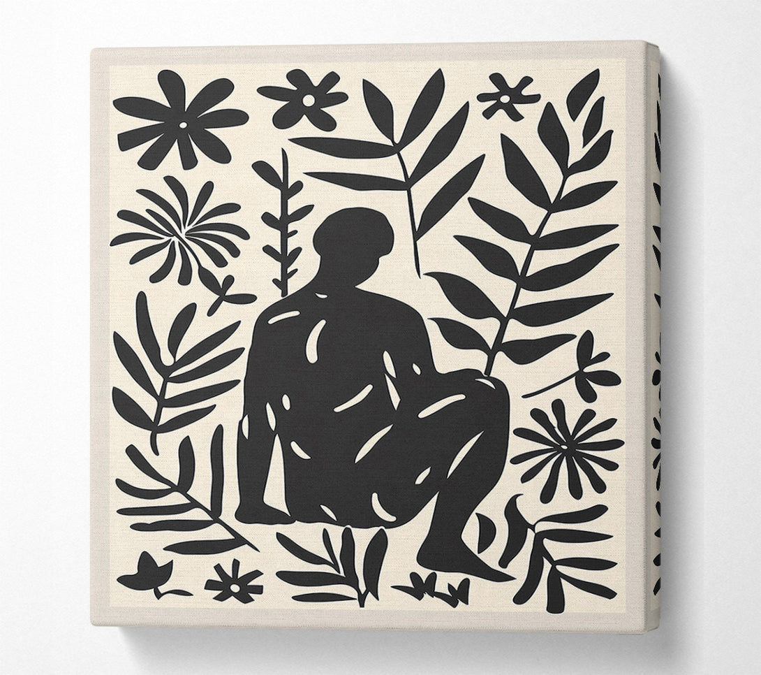  A Canvas Print of The Thinker Canvas Wall Art