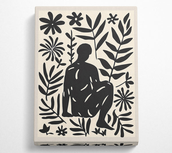  A Canvas Print of The Thinker Canvas Wall Art