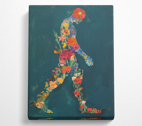  A Canvas Print of Flora'S Footsteps Canvas Art