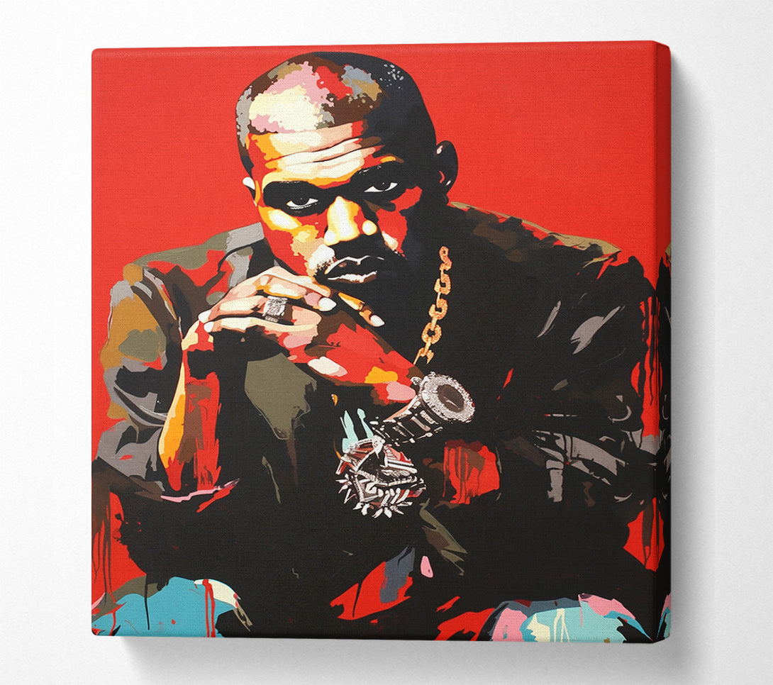  A Canvas Print of Kanye West Canvas Print