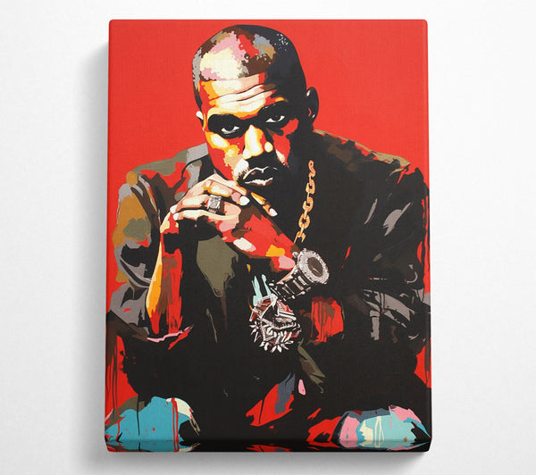  A Canvas Print of Kanye West Canvas Print