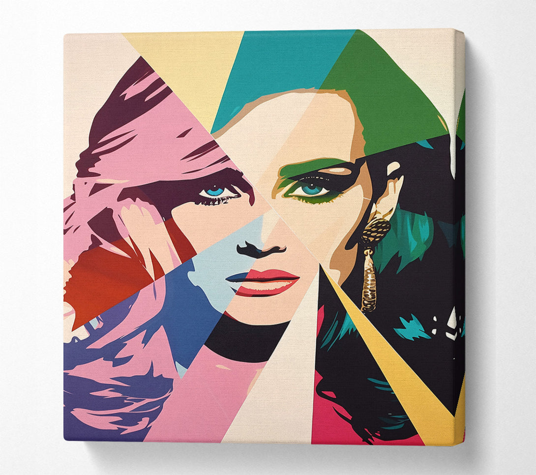  A Canvas Print of Fragmented Beauty Canvas Print