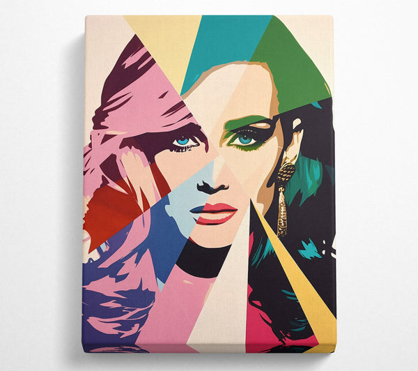 A Canvas Print of Fragmented Beauty Canvas Print
