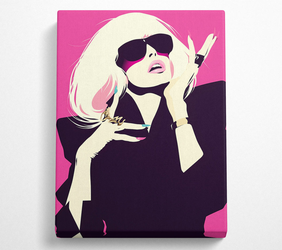 A Canvas Print of Lady Gaga Canvas Wall Art