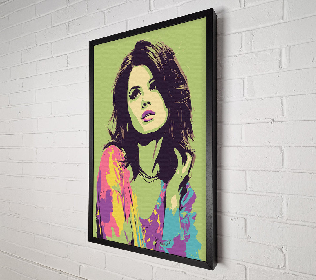  A Canvas Print of Selena In Pop Art Canvas Art