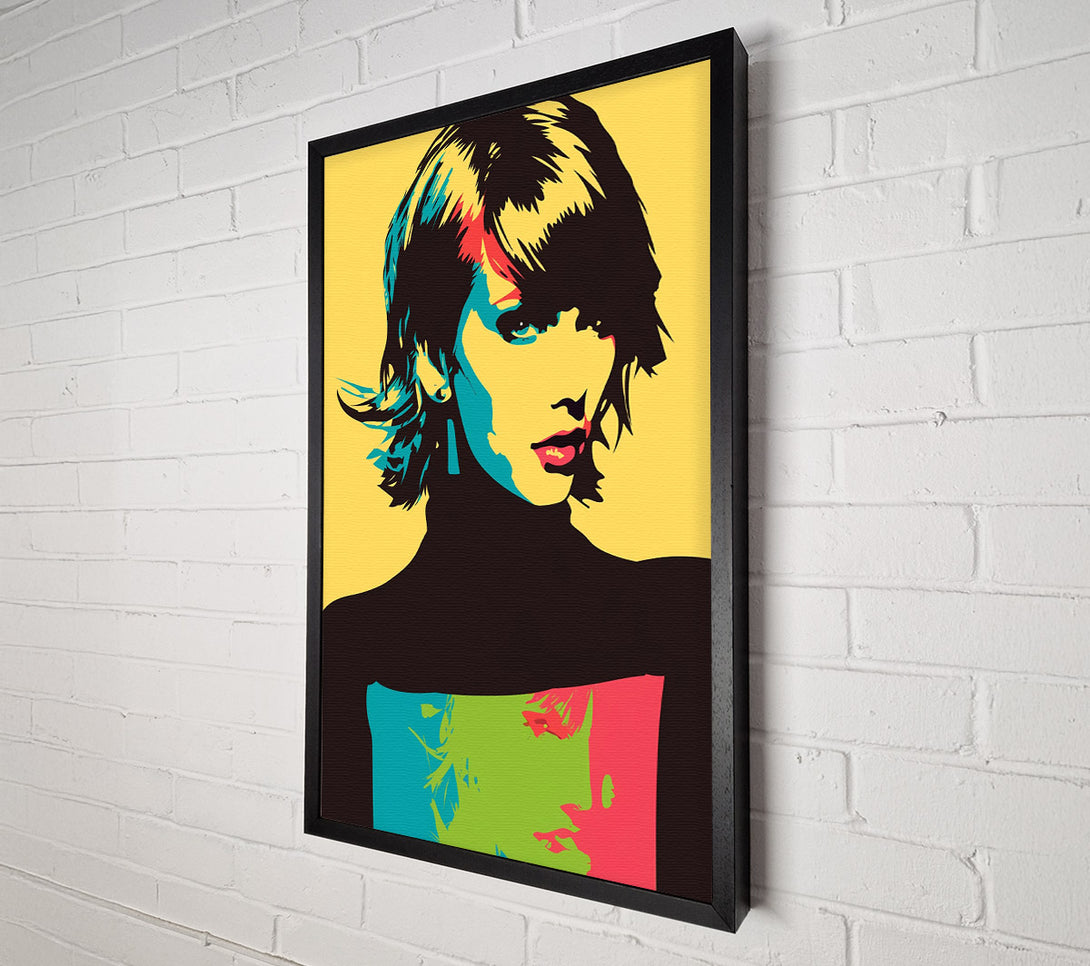  A Canvas Print of Geometric Portrait Canvas Wall Art