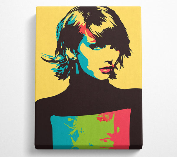  A Canvas Print of Geometric Portrait Canvas Wall Art