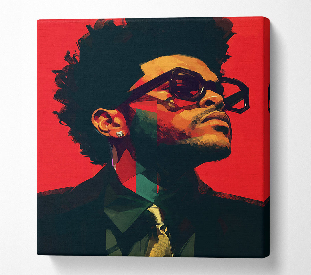  A Canvas Print of The Weeknd Canvas Art
