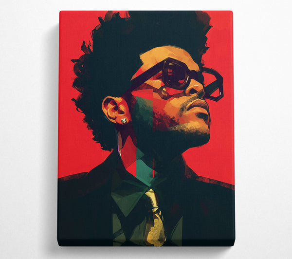  A Canvas Print of The Weeknd Canvas Art