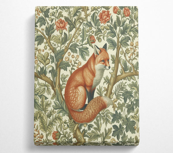  A Canvas Print of Reynard In The Garden Canvas Wall Art