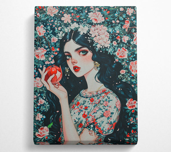 A Canvas Print of The Poisoned Apple Canvas Print