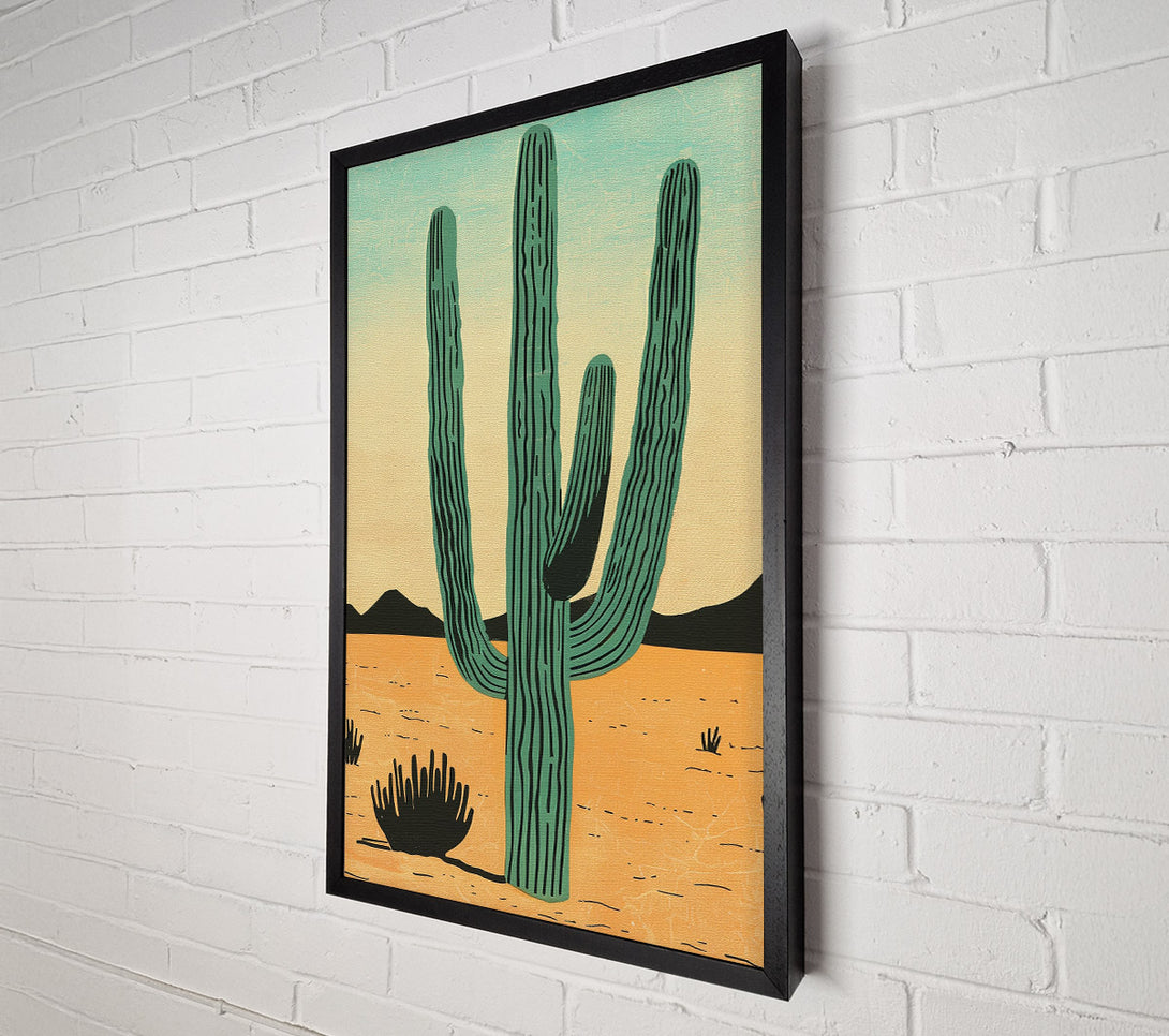  A Canvas Print of Saguaro Sentinel Canvas Art