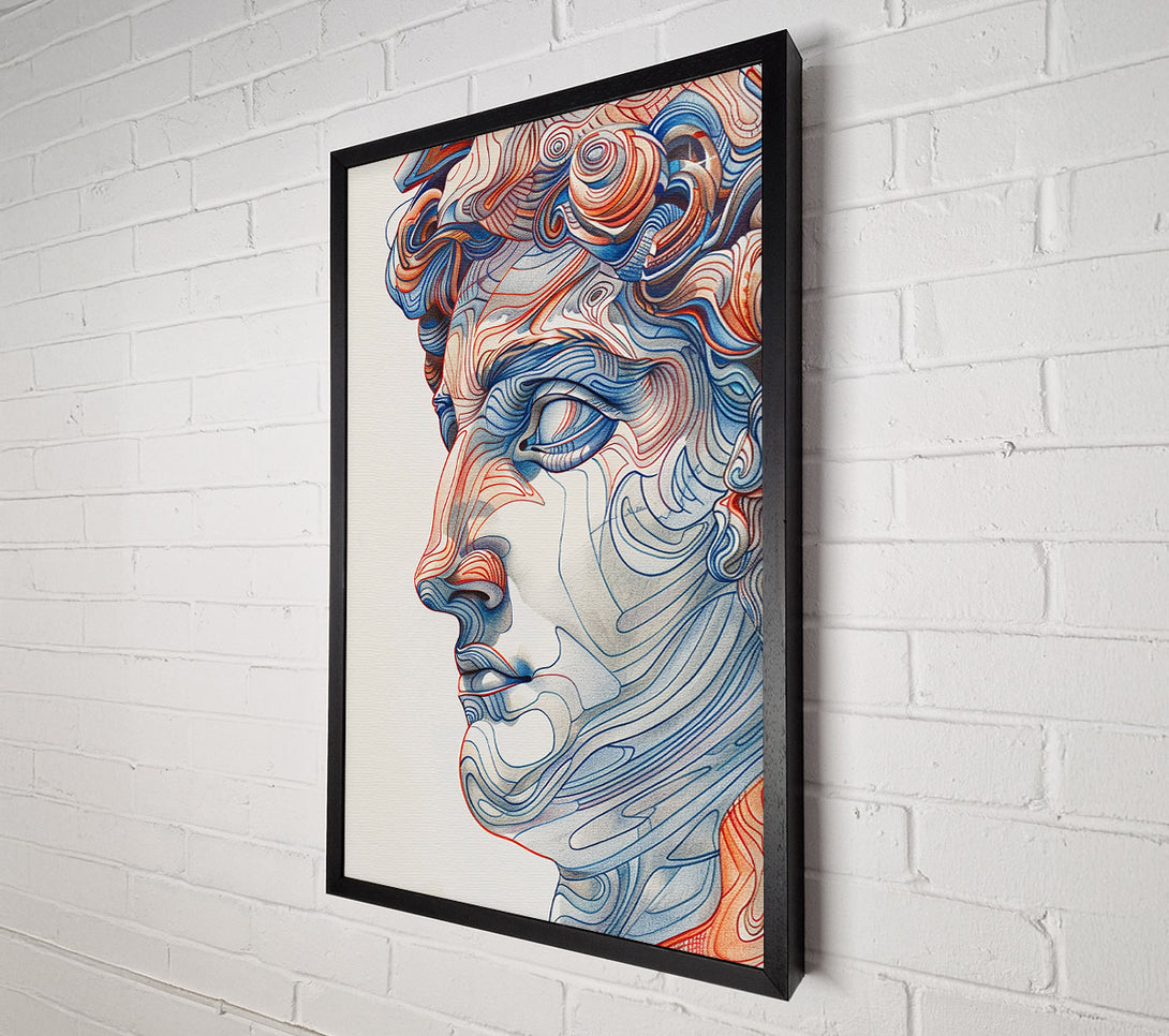  A Canvas Print of David'S Gaze Canvas Art