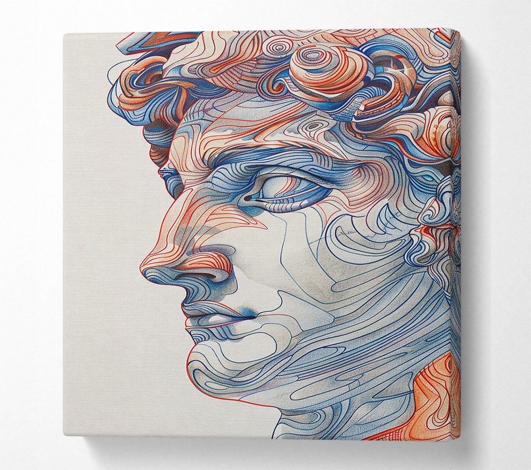  A Canvas Print of David'S Gaze Canvas Art