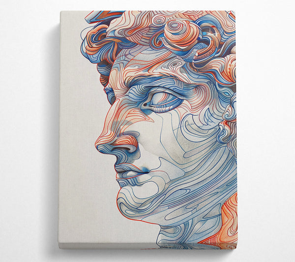  A Canvas Print of David'S Gaze Canvas Art