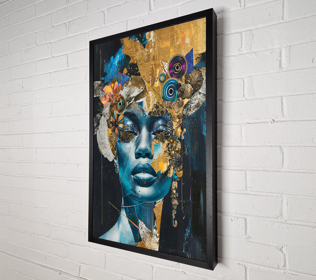 A Canvas Print of Golden Goddess Canvas Art