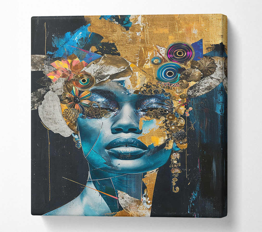  A Canvas Print of Golden Goddess Canvas Art