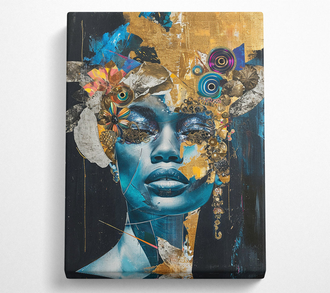  A Canvas Print of Golden Goddess Canvas Art