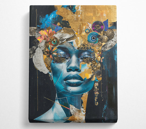  A Canvas Print of Golden Goddess Canvas Art
