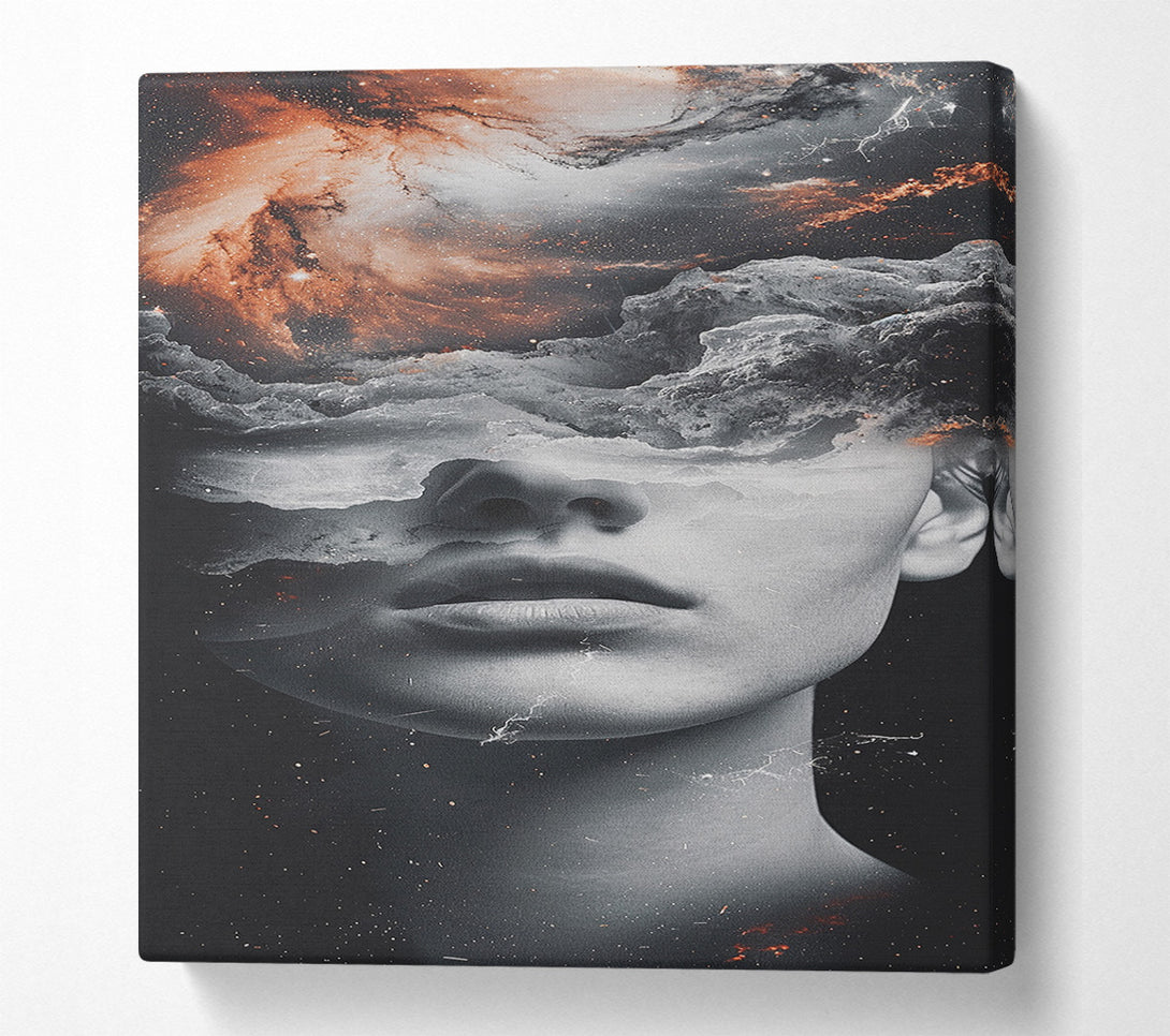  A Canvas Print of Cosmic Muse Canvas Wall Art