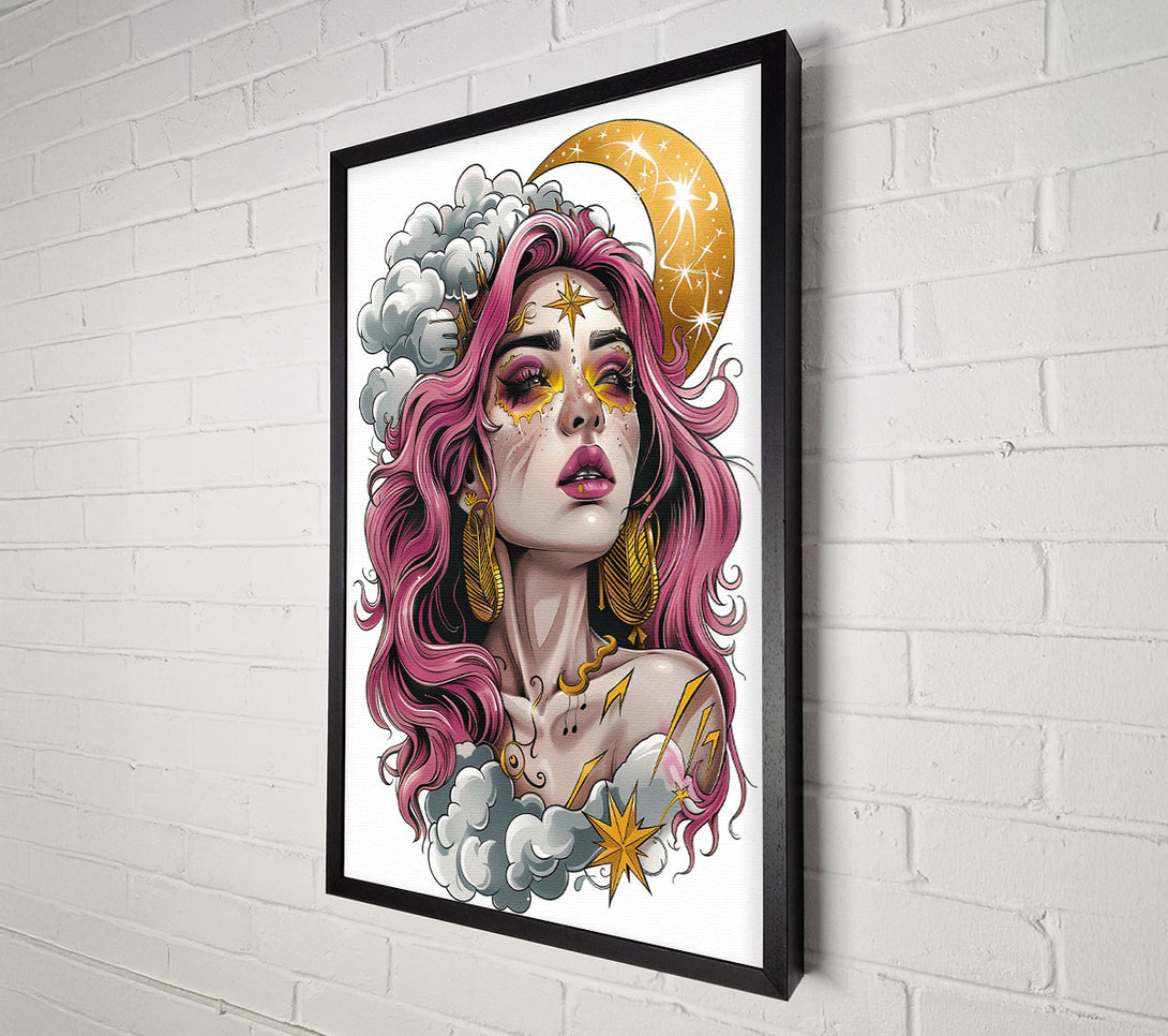  A Canvas Print of Celestial Queen Canvas Wall Art