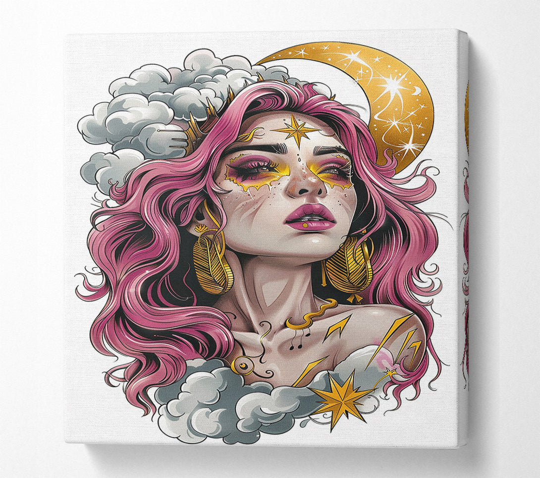  A Canvas Print of Celestial Queen Canvas Wall Art
