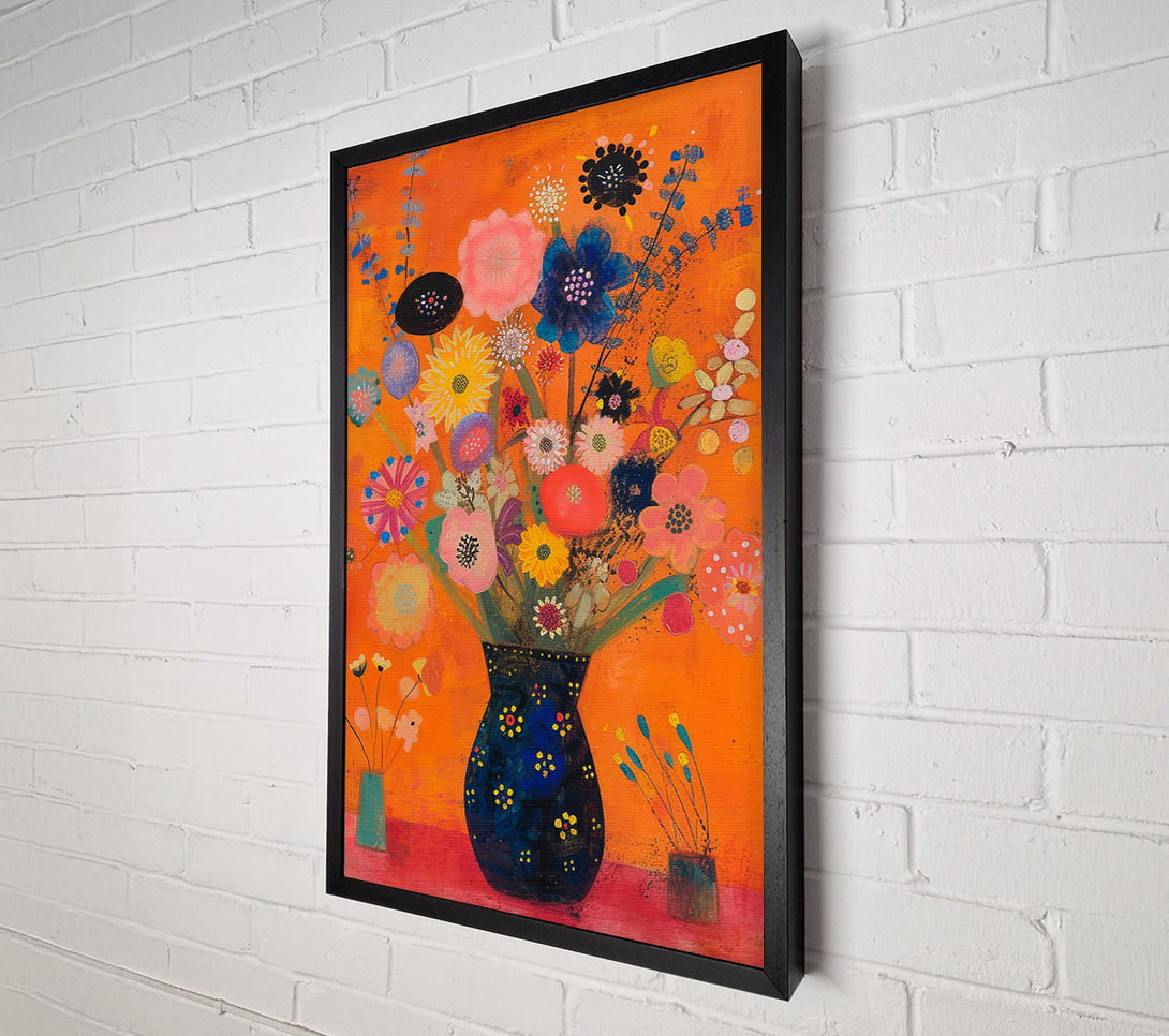  A Canvas Print of A Joyful Garden Canvas Wall Art