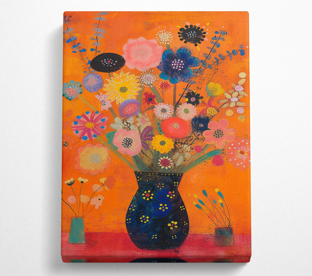  A Canvas Print of A Joyful Garden Canvas Wall Art