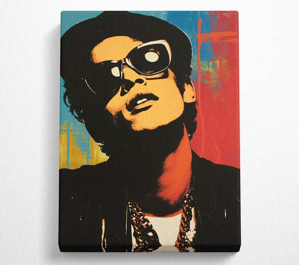  A Canvas Print of The Godfather Of Soul Canvas Print