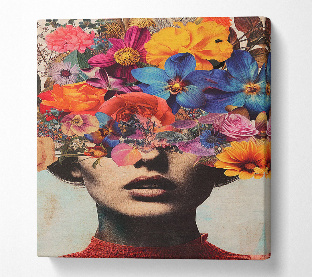  A Canvas Print of Flora Head Canvas Art