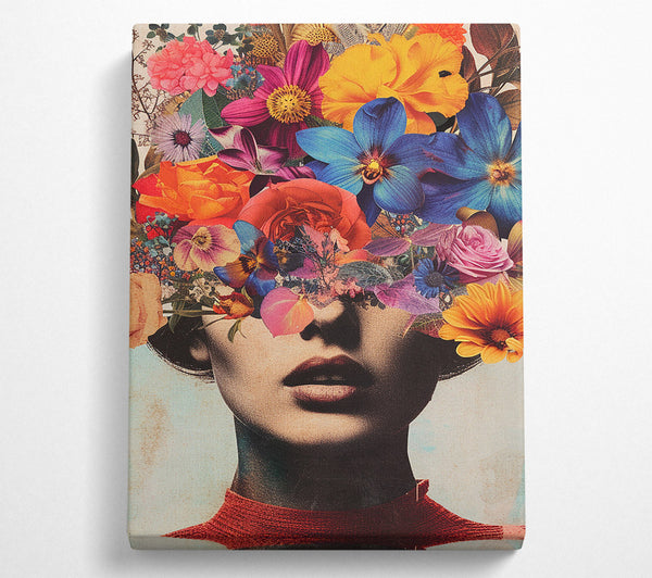 A Canvas Print of Flora Head Canvas Art