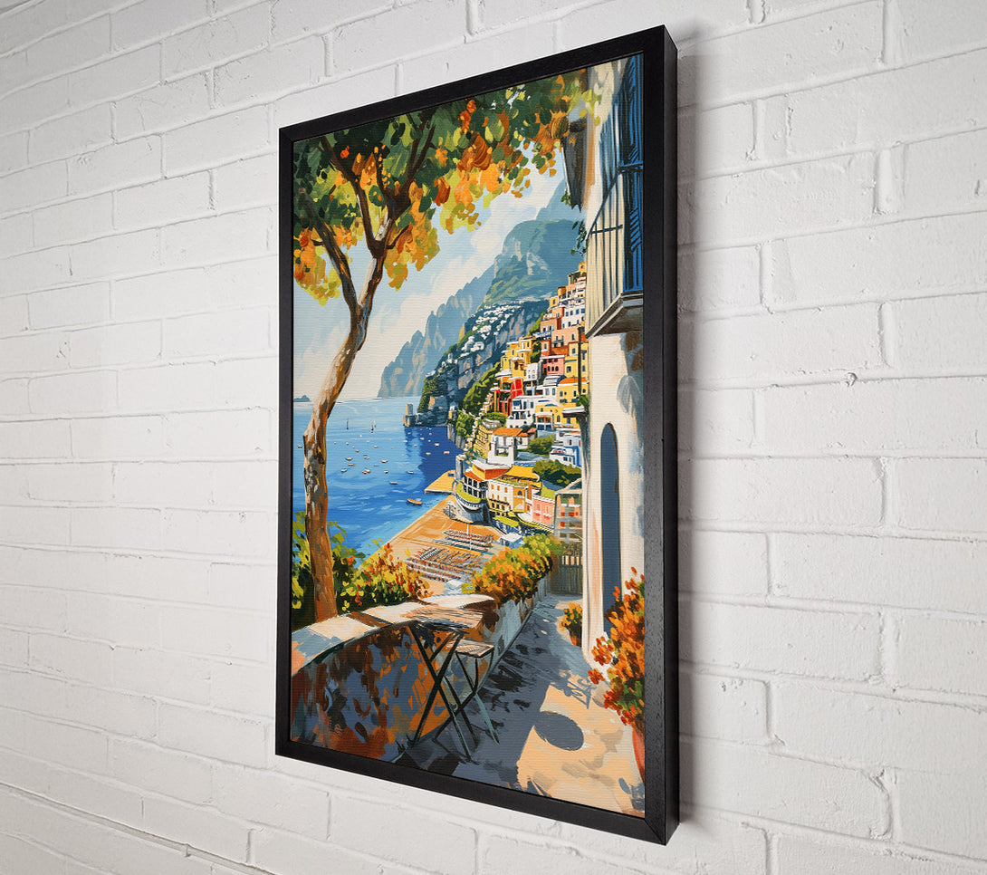  A Canvas Print of Positano, Italy Canvas Print
