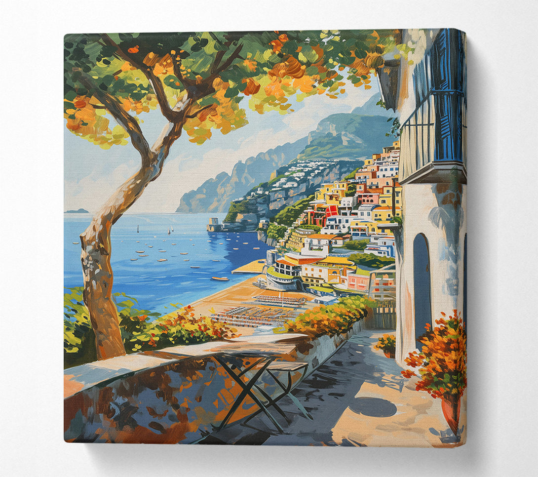  A Canvas Print of Positano, Italy Canvas Print