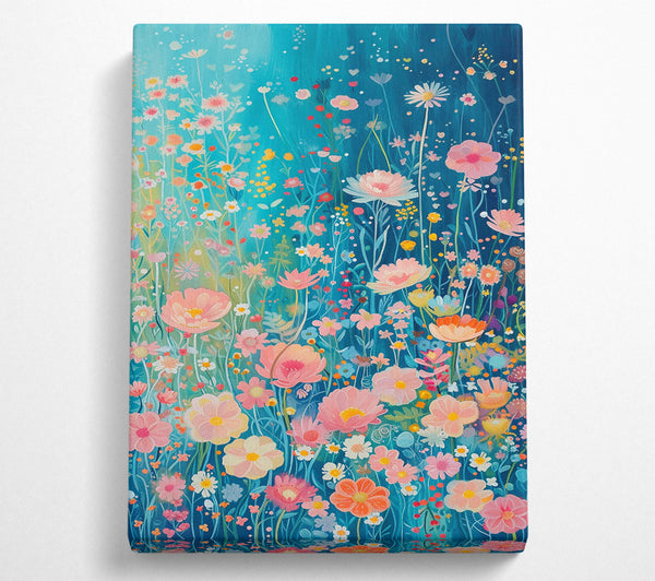  A Canvas Print of Field Of Joy Canvas Wall Art