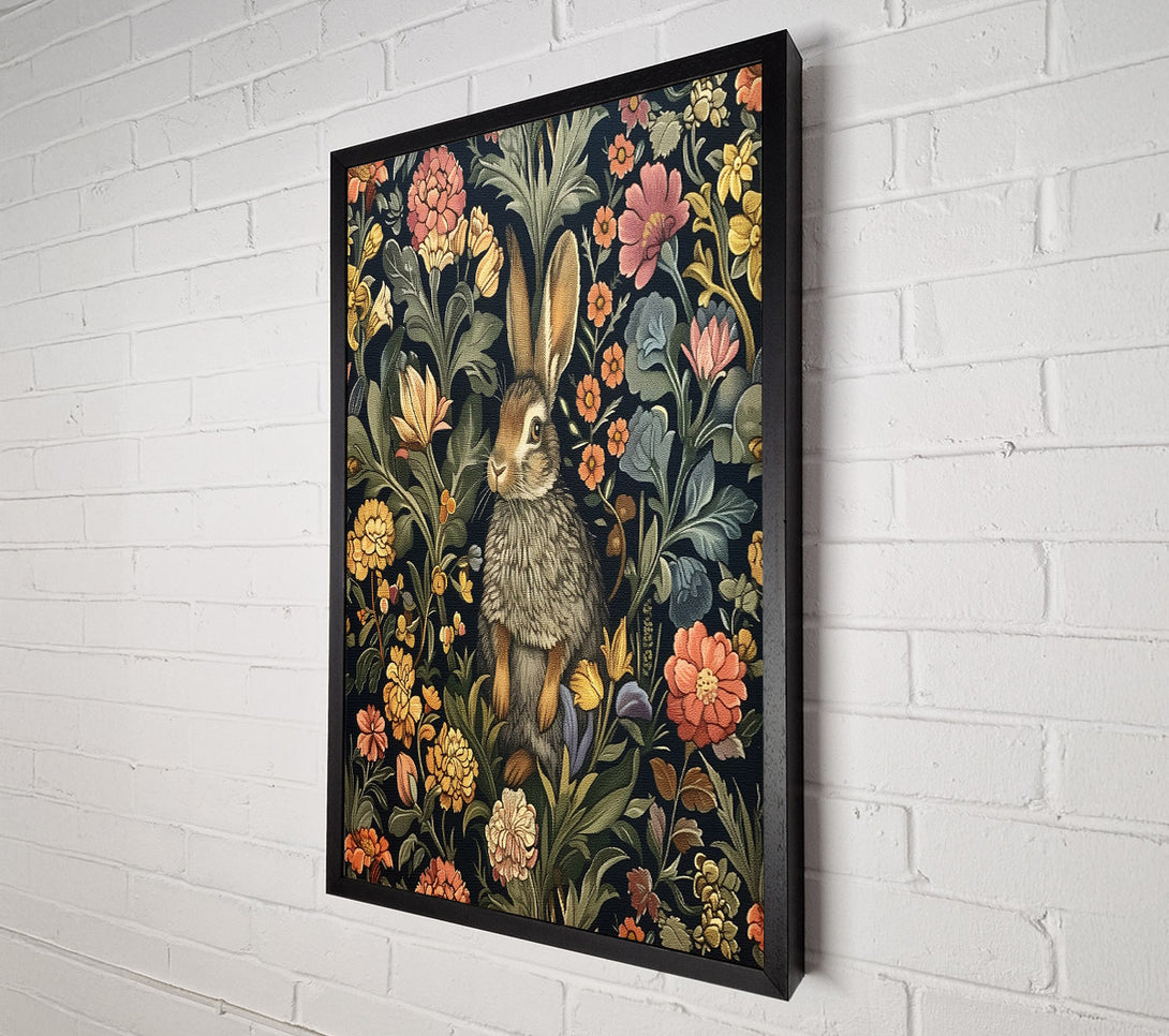  A Canvas Print of Rabbit In The Garden Canvas Art