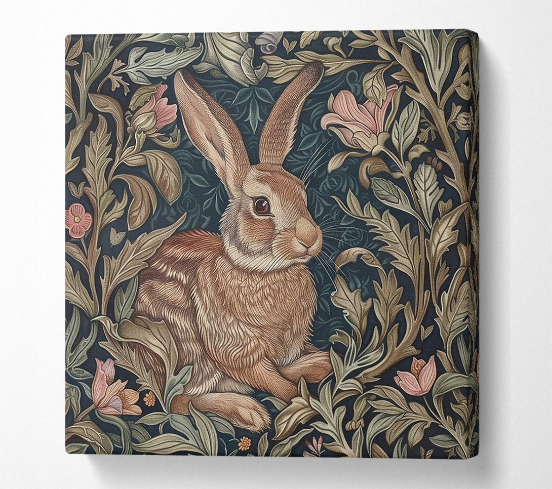  A Canvas Print of Hare In The Forest Canvas Wall Art