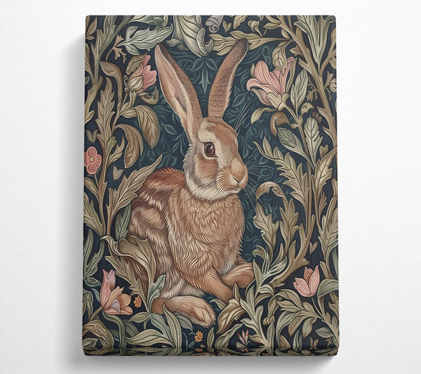  A Canvas Print of Hare In The Forest Canvas Wall Art