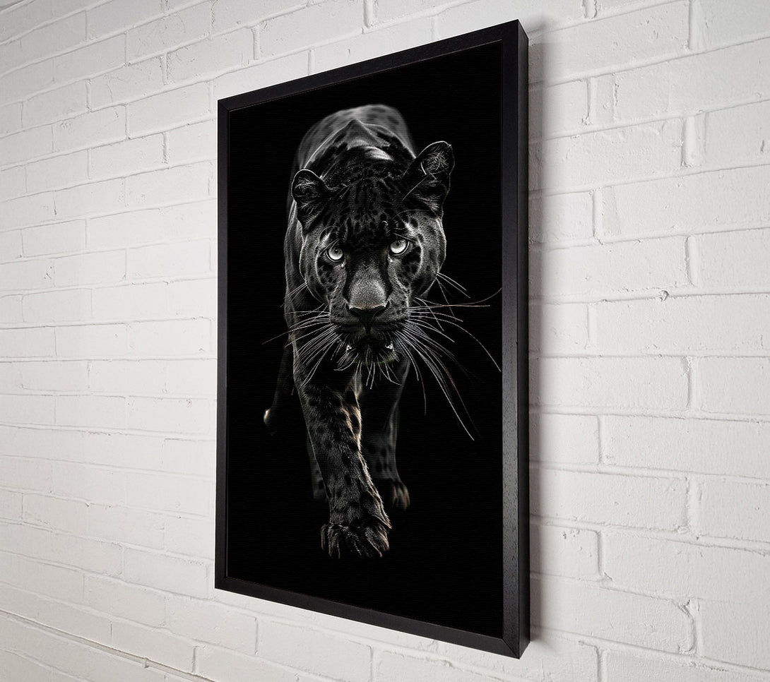 A Canvas Print of The Panther's Gaze Canvas Art