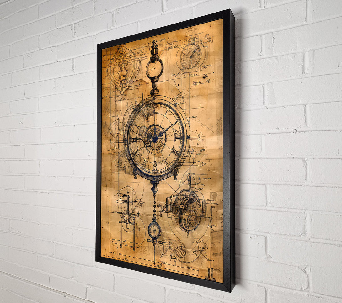  A Canvas Print of The Clockwork Universe Canvas Print
