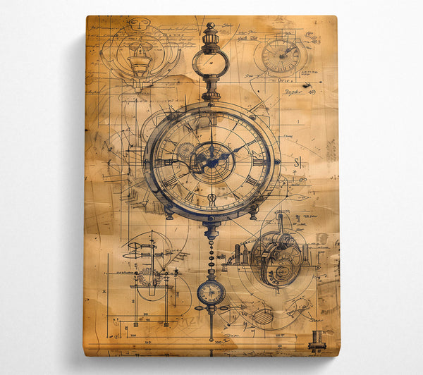  A Canvas Print of The Clockwork Universe Canvas Print