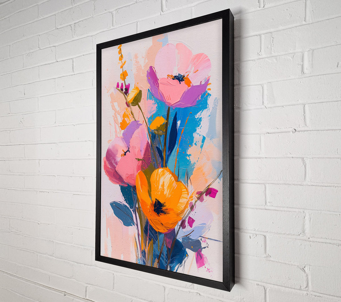  A Canvas Print of Abstract Floral Fantasy Canvas Print
