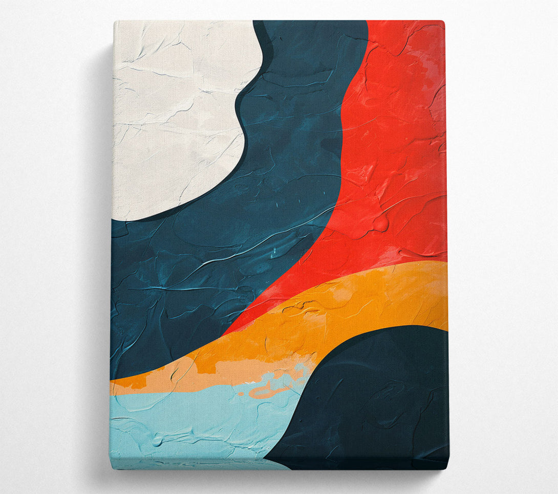  A Canvas Print of The Dance Of Colors Canvas Art