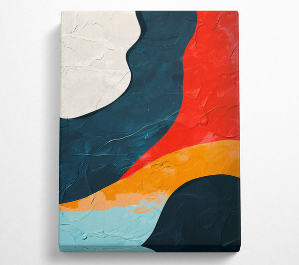  A Canvas Print of The Dance Of Colors Canvas Art