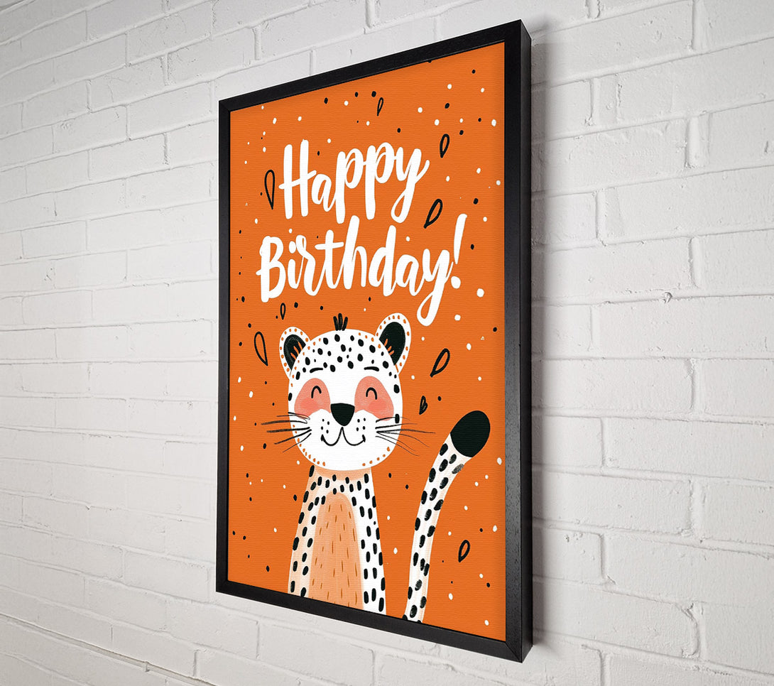  A Canvas Print of Wild And Happy Birthday Canvas Print