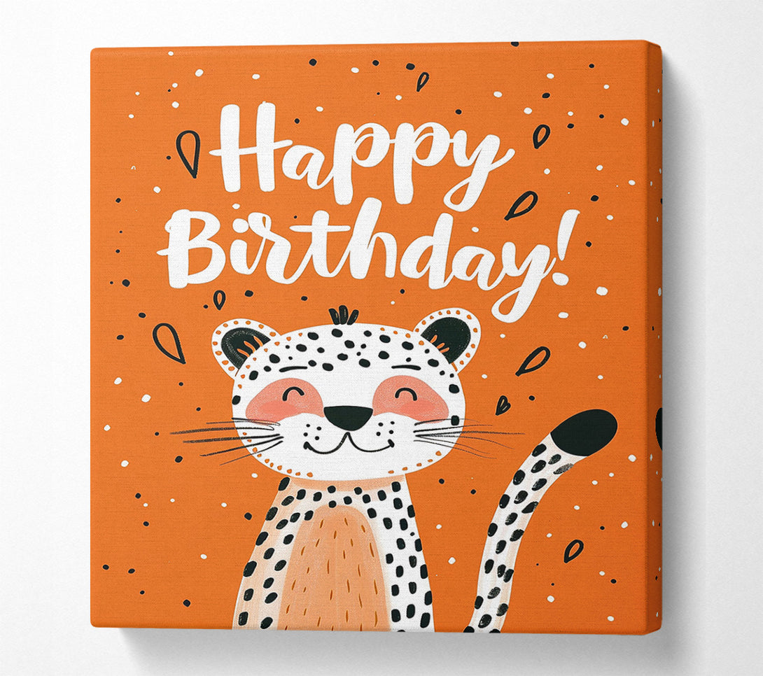  A Canvas Print of Wild And Happy Birthday Canvas Print