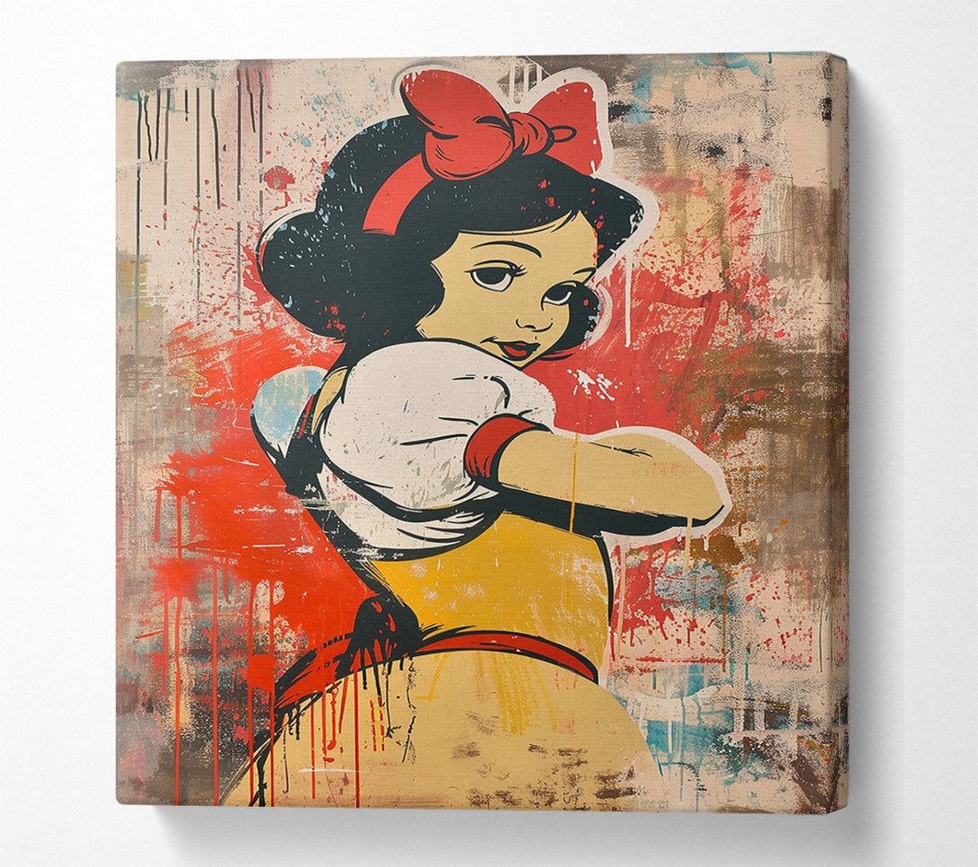  A Canvas Print of Urban Snow White Canvas Wall Art