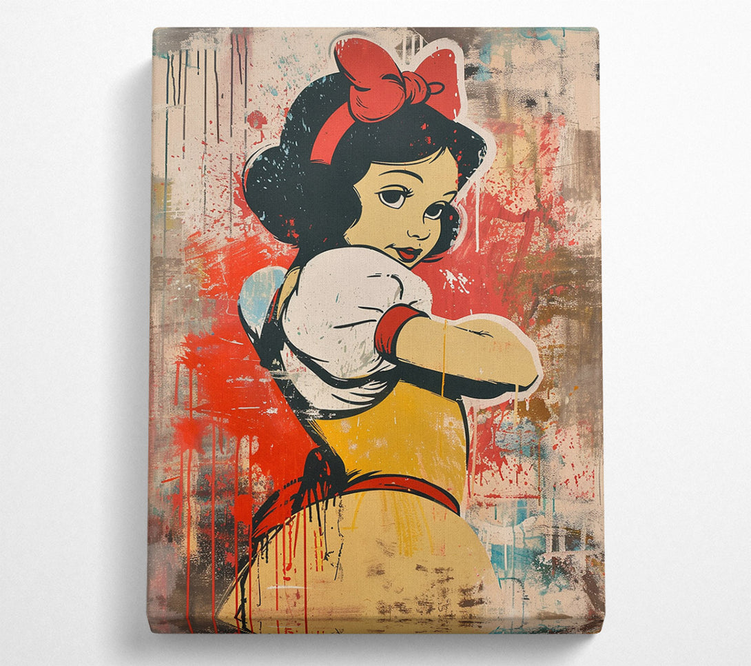  A Canvas Print of Urban Snow White Canvas Wall Art